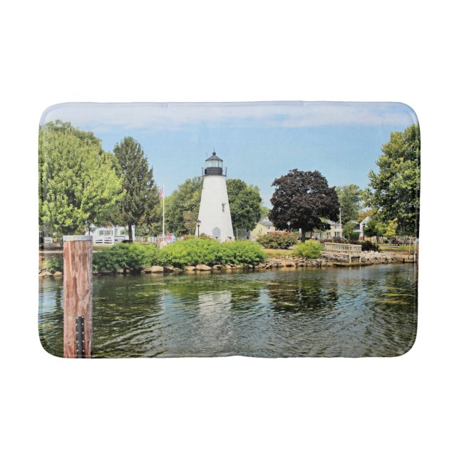 Alfombrilla De Baño Faro de Concord Point, Maryland Bath Mat (Anverso)