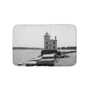 Alfombrilla De Baño Faro del Lago Erie