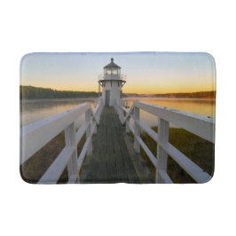 Alfombrilla De Baño Faro Doubling Point, Isla Arrowsic Maine