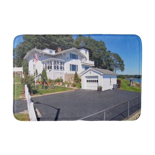Alfombrilla De Baño Faro Hospital Point, Massachusetts (Anverso)