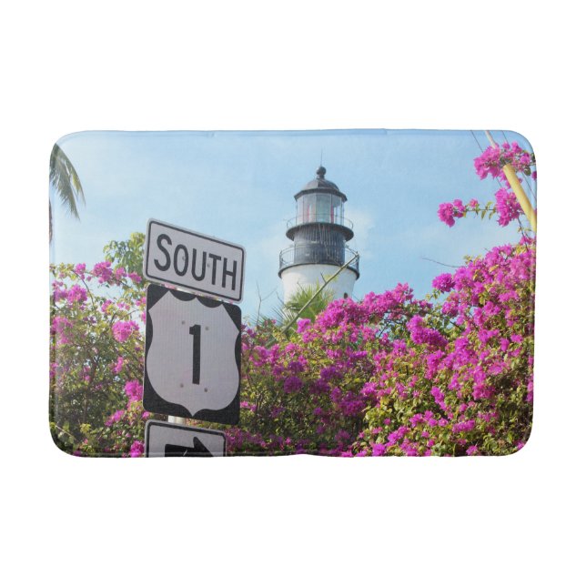 Alfombrilla De Baño Faro Key West, Florida (Anverso)
