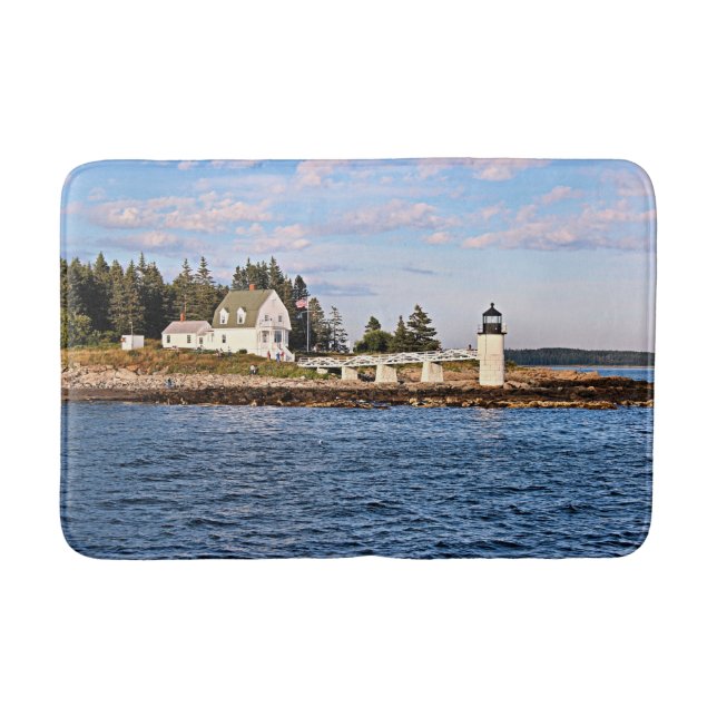 Alfombrilla De Baño Faro Marshall Point, Maine Bath Mat (Anverso)