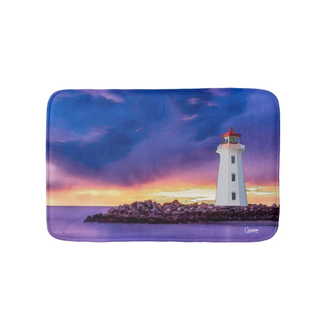Alfombrilla De Baño Faro - Mat de baño pequeño (Anverso)