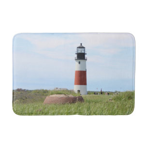 Alfombrilla De Baño Faro Sankaty Head, Nantucket MAMÁES Bath Mat