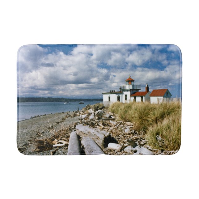 Alfombrilla De Baño Faro West Point, Washington Bath Mat (Anverso)