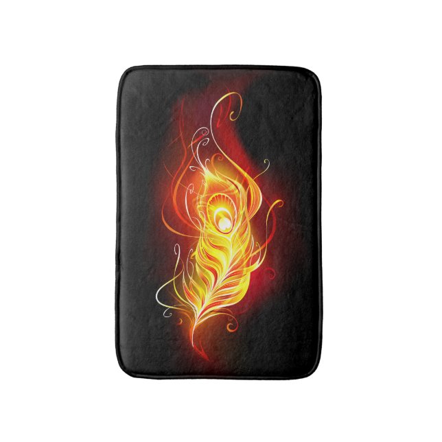 Alfombrilla De Baño Feather Peacock (Frente vertical)