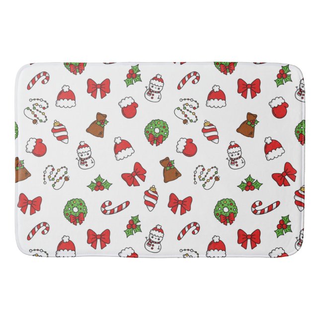 Alfombrilla De Baño Felices Navidades Feliz Navidad Destitución (Anverso)