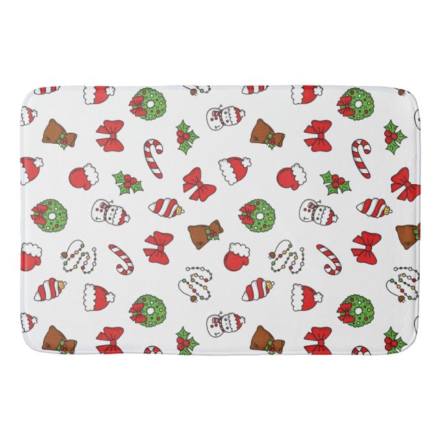 Alfombrilla De Baño Felices Navidades Feliz Navidad Destitución (Anverso)