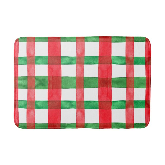 Alfombrilla De Baño Feliz Árbol de Navidad Feo Navidad Navidades suave (Anverso)