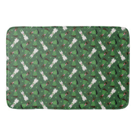 Alfombrilla De Baño Feliz Día de San Patrón Perros Dobermann