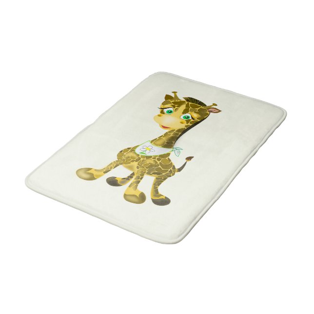 Alfombrilla De Baño Feliz Giraffe Bath Mat (Angular)