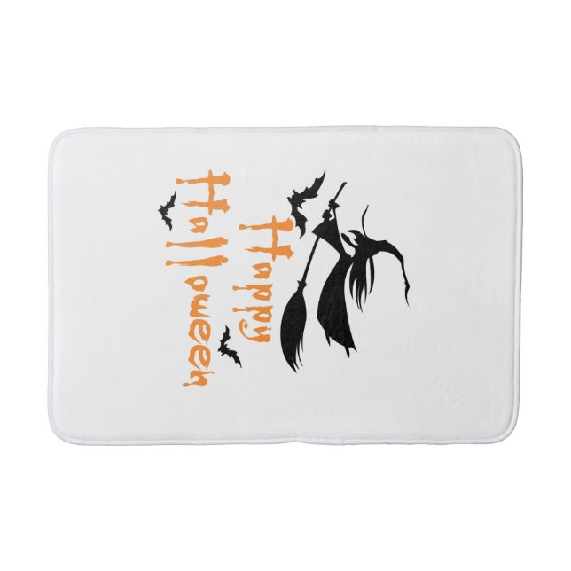 Alfombrilla De Baño Feliz Halloween (Anverso)