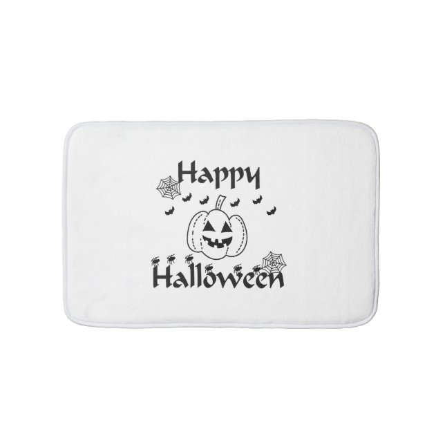 Alfombrilla De Baño Feliz Halloween (Anverso)