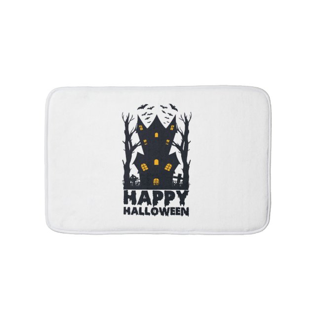 Alfombrilla De Baño Feliz Halloween Halloween Feliz Halloween (Anverso)