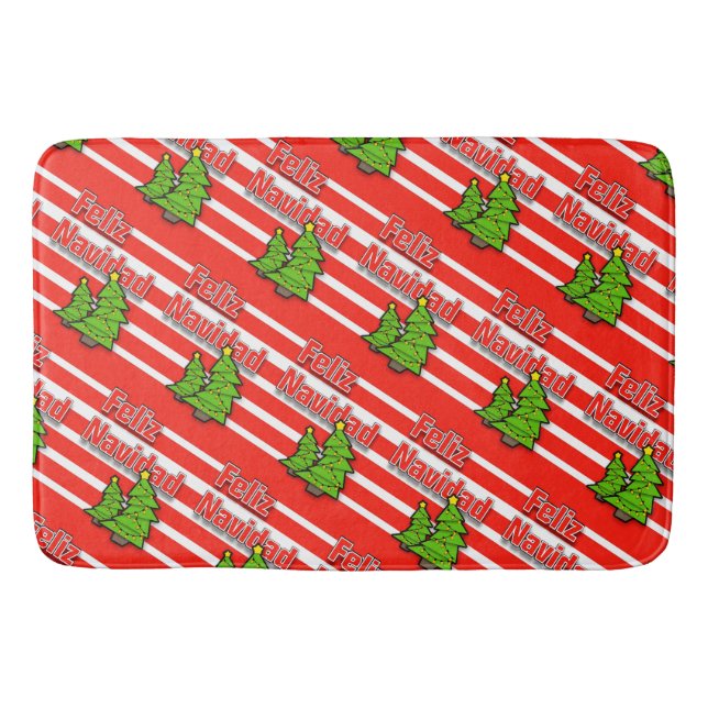 Alfombrilla De Baño Feliz Navidad (Anverso)