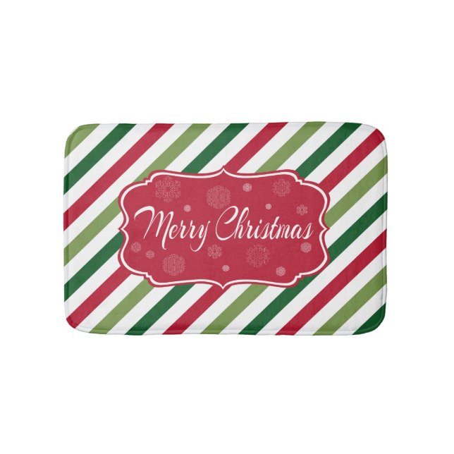 Alfombrilla De Baño Feliz Navidad (Anverso)