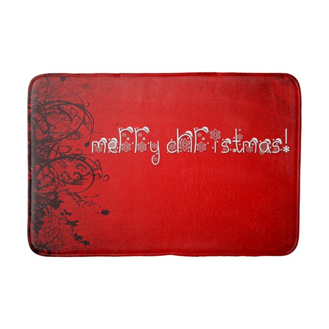 Alfombrilla De Baño ¡Feliz Navidad Bath Mat! (Anverso)