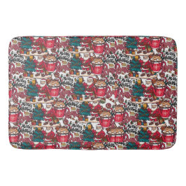 Alfombrilla De Baño Feliz Navidad - Festividad de Navidad