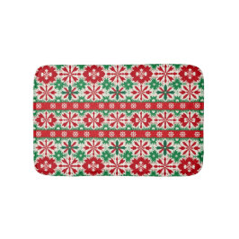 Alfombrilla De Baño Feria de Navidad Escandinava Edición Fair Isle 2