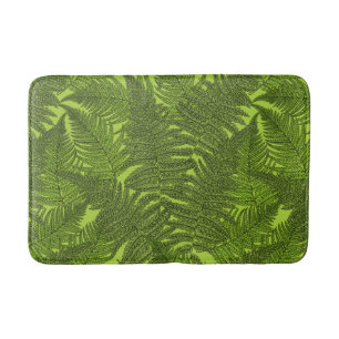 Alfombrilla De Baño Fern en verde