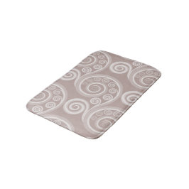 Alfombrilla De Baño Fern Gris Plateado Sofisticado Sale Mat Bath