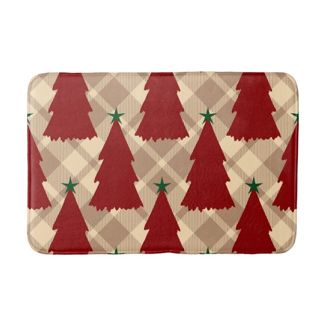 Alfombrilla De Baño Festive Christmas Bath Mat – Holiday BathroomDecor (Anverso)