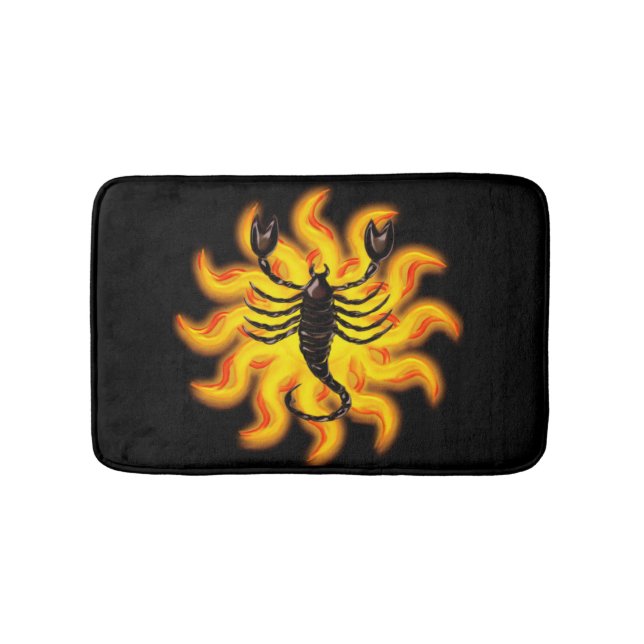 Alfombrilla De Baño Fiery Scorpio (Anverso)