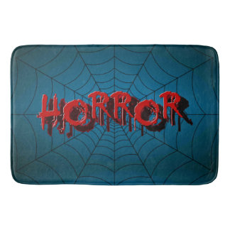 Alfombrilla De Baño Fiesta de Halloween Escándalo del horror rojo Arañ