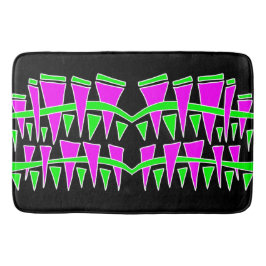 Alfombrilla De Baño Filas triangulares Dodle verde rosado44c