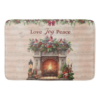 Alfombrilla De Baño Fireplace, Music Notes, and Paris Postmark