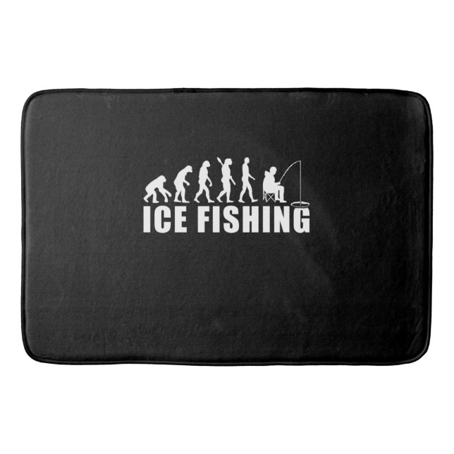 Alfombrilla De Baño Fisher Ice Fishing Evolution (Anverso)