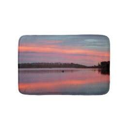 Alfombrilla De Baño Fisherman Sunset Kolob Lake Plush Bath Mat