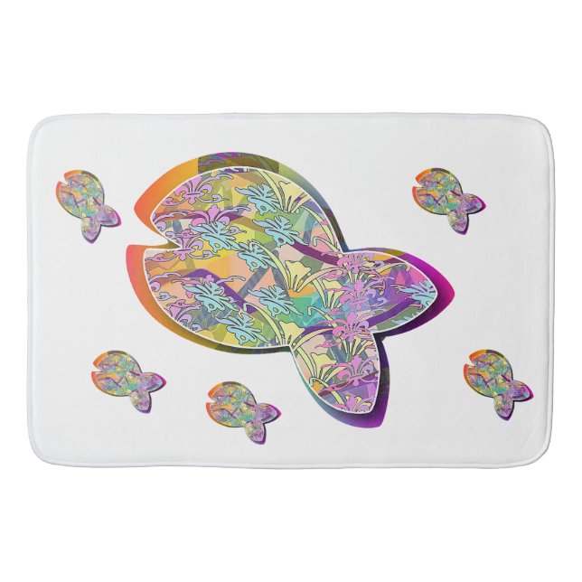 Alfombrilla De Baño Fishy Fishy (Anverso)