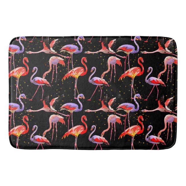 Alfombrilla De Baño Flamingo Bath Mat Large (Anverso)