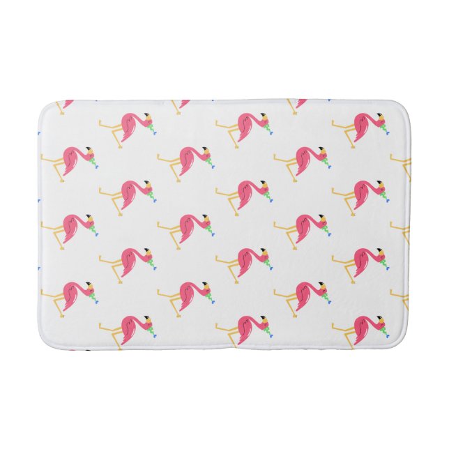 Alfombrilla De Baño Flamingo Bathroom Mat (Anverso)