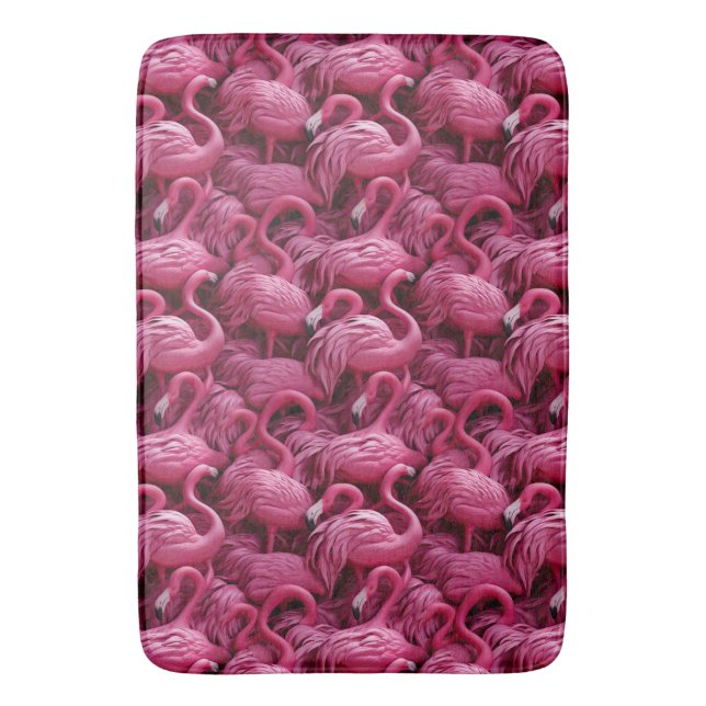 Alfombrilla De Baño Flamingos Bath Mat (Frente vertical)
