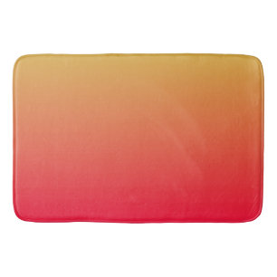 Alfombrilla De Baño Flauta roja y amarilla oscura