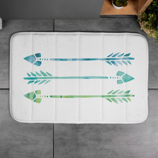 Alfombrilla De Baño Flechas acuáticas y verdes