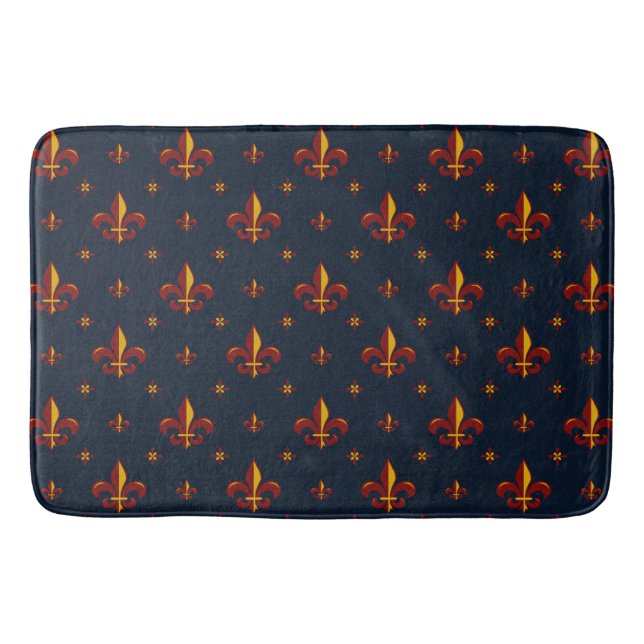 Alfombrilla De Baño Fleur De Lis (Anverso)