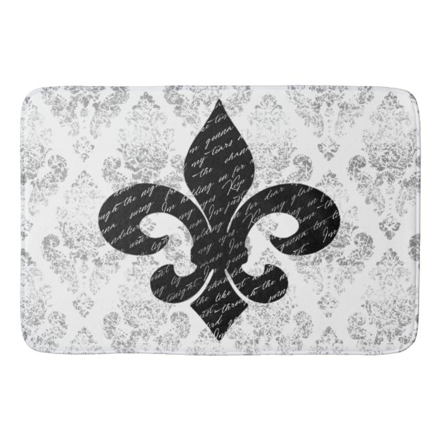Alfombrilla De Baño Fleur De Lis (Anverso)