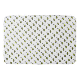 Alfombrilla De Baño Flor alegre