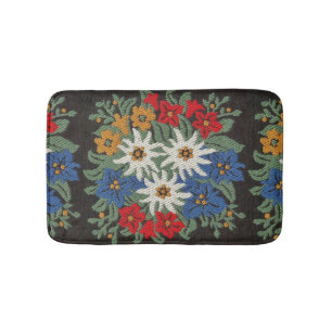 Alfombrilla De Baño Flor alpina suiza Edelweiss
