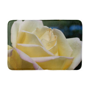 Alfombrilla De Baño Flor amarillo rosebudo