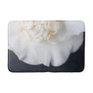 Alfombrilla De Baño Flor blanca de la camelia