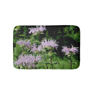 Alfombrilla De Baño Flor de abeja morada salvaje