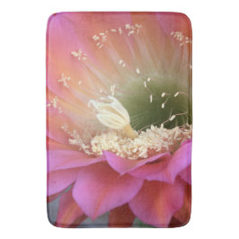 Alfombrilla De Baño Flor de cactus rosa en el desierto