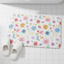 Flor de campo silvestre boho azul púrpura