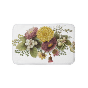Alfombrilla De Baño Flor de crisantemo Flor Flor Floral