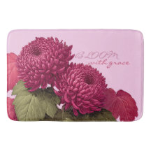 Flor de crisantemo magenta vintage