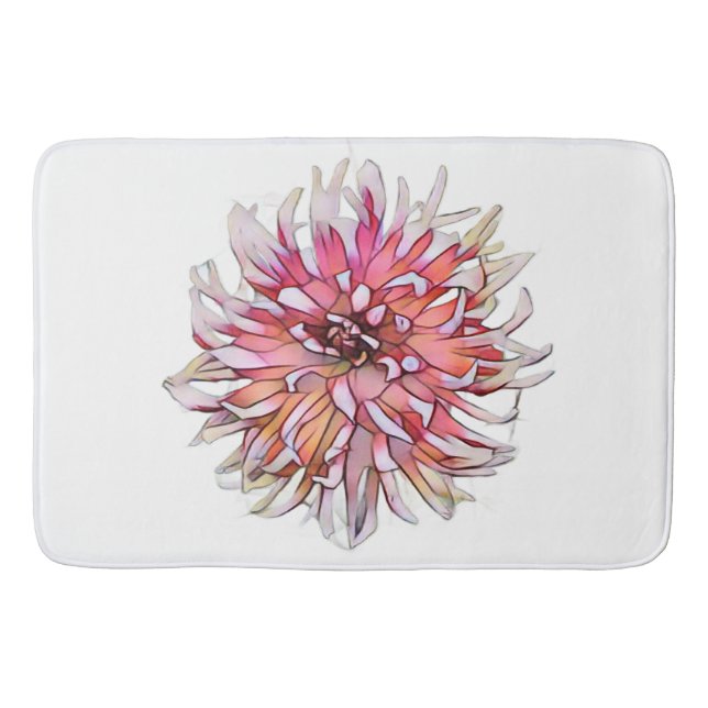 ALFOMBRILLA DE BAÑO FLOR DE DALIA (Anverso)